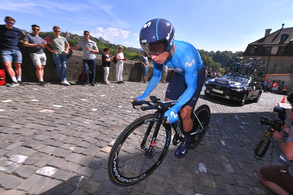 Dayer Uberney Quintana Rojas of Colombia and Movistar Team