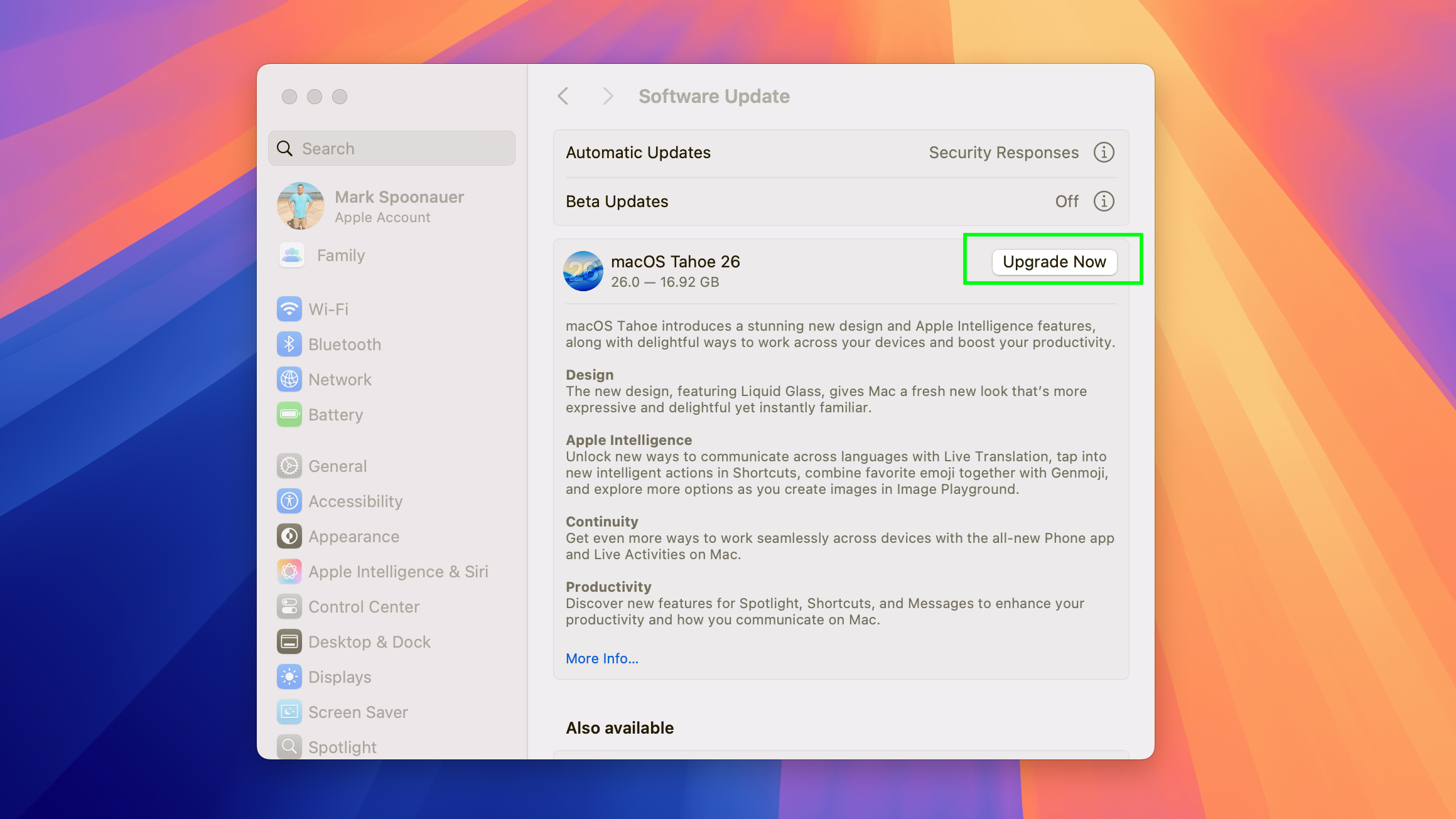 How to download macOS Tahoe