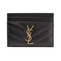 Saint Laurent Monogramme Quilted Cardholder, £200 | Net-A-Porter