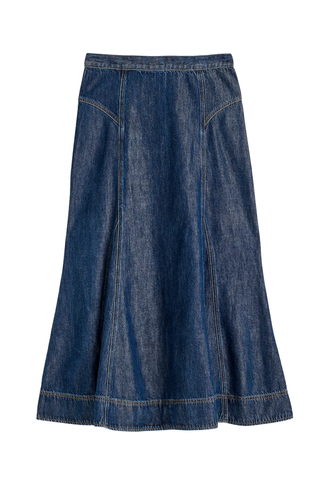 Madewell Denim Midi Circle Skirt