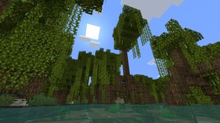 Screenshot of Minecraft 1.19 "The Wild Update."