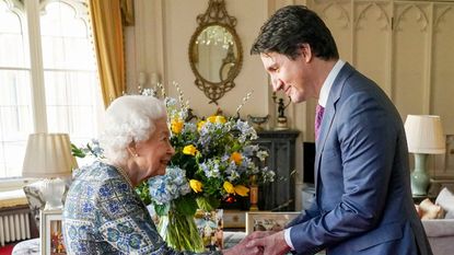 The Queen and Justin Trudeau, The Queen seen in person