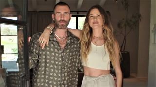 Adam Levine and Behati Prinsloo give a tour of their home to Architectural Digest.