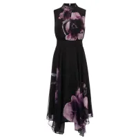 2. Phase Eight Lucinda Floral Chiffon Midi Dress