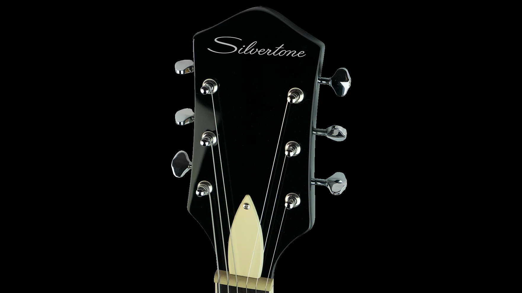 A photo of the Silvertone 1446 VBK (for Bigsby Vibrato)