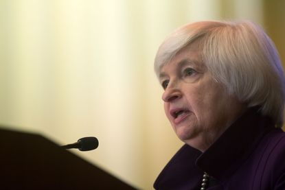 Federal Reserve Chair Janet Yellen speaks about the economy