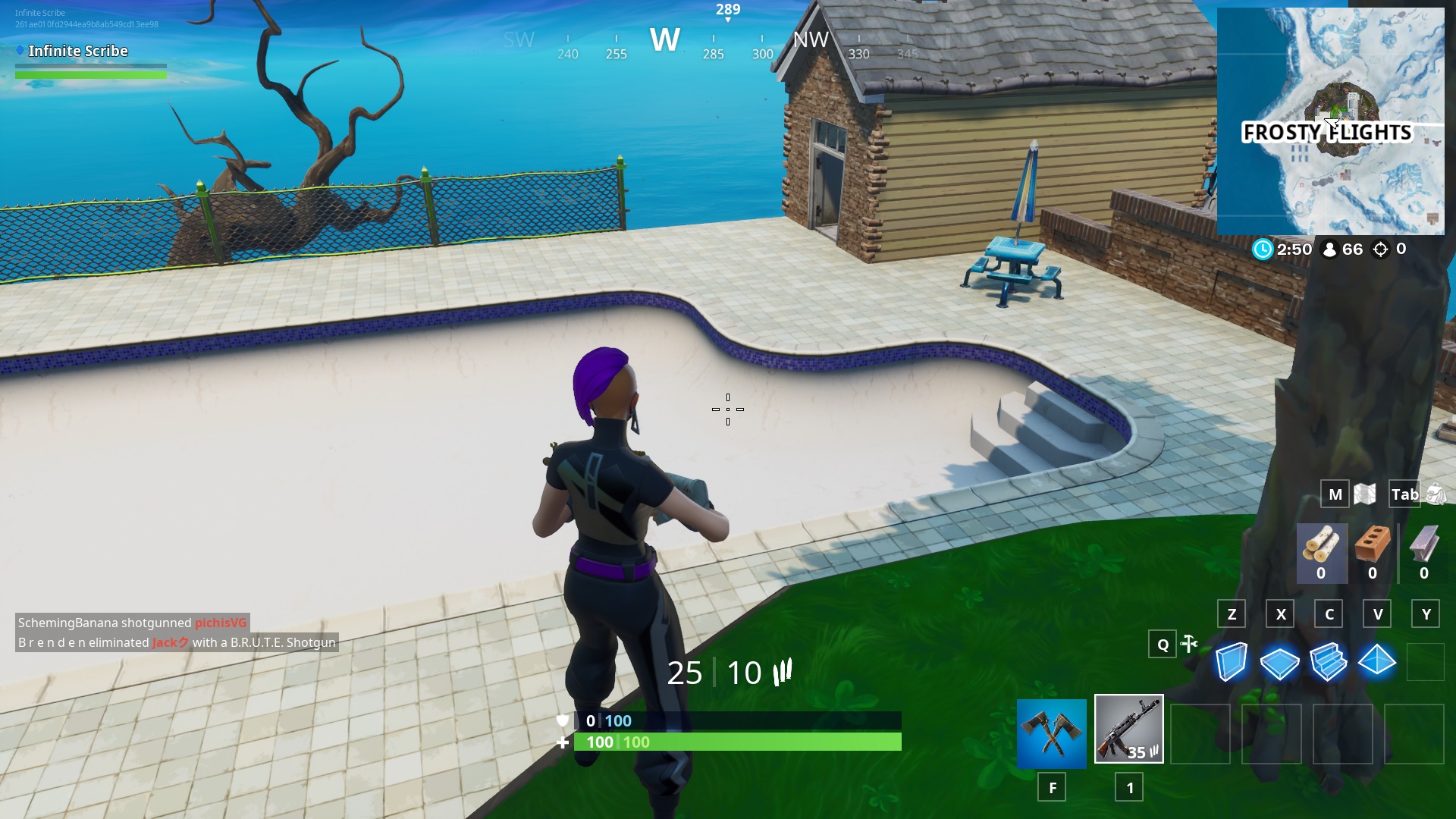 Where to find Fortnites bat statue aboveground pool and seat for giants