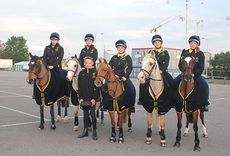 Oakley Hunt West Prince Philip Cup team at the NEC, Birmingham