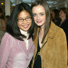 Actress Keiko Agena (L) and actress Alexis Bledel attend the Warner Brother (WB) Casting Call 2002 presented by Clean & Clear at the Puck Bldg May 15, 2002 in New York City