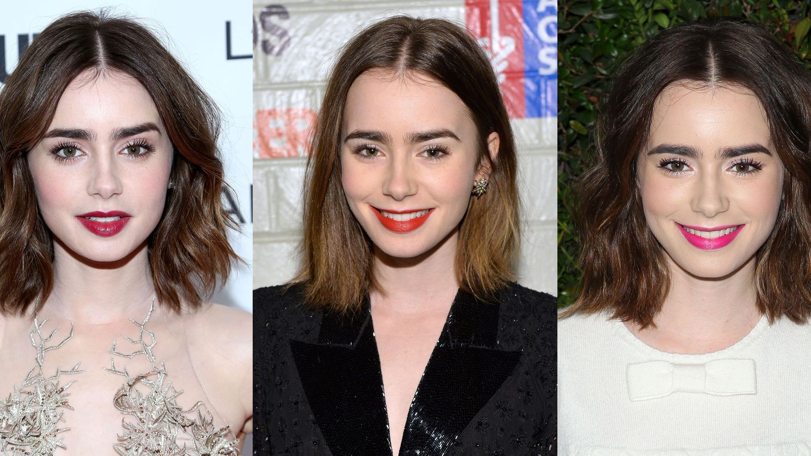 Behold: Lily Collins' 3-Step Action Plan for Getting the Coolest Cut ...