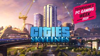 Game logo for City Skylines with PC Gaming Week logo