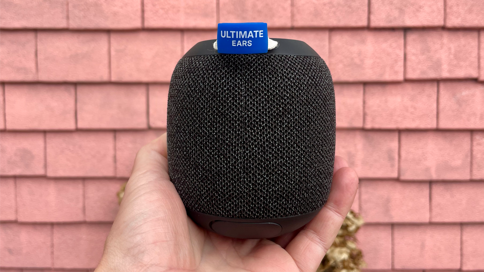 The back of an Ultimate Ears Wonderboom 4 Bluetooth speaker