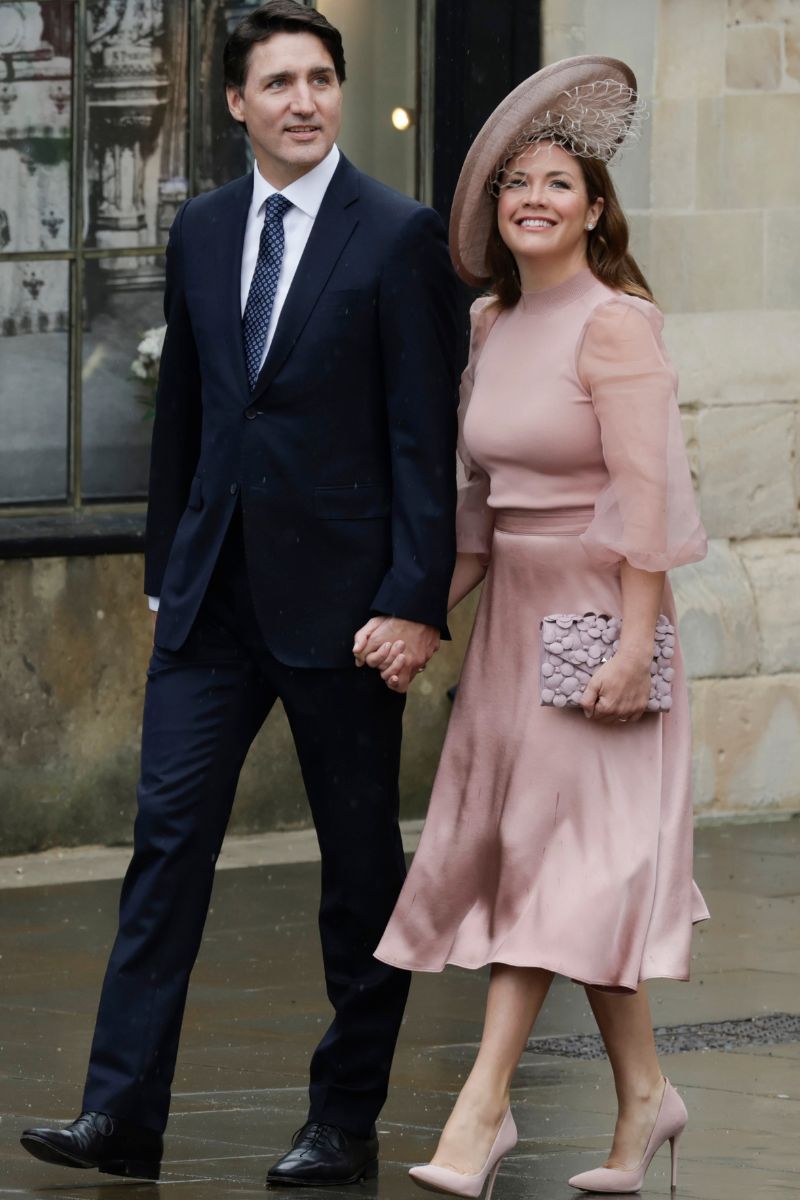 Justin Trudeau, Prime Minister of Canada and Sophie Grégoire Trudeau attend the Coronation of King Charles III and Queen Camilla
