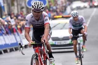 Jacopo Mosca finishes Stage 2 of the 2016 Tour of Britain (Watson)