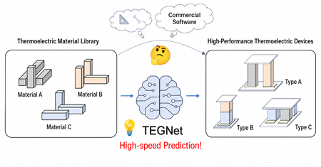 TEGNet can design thermoelectric generators 