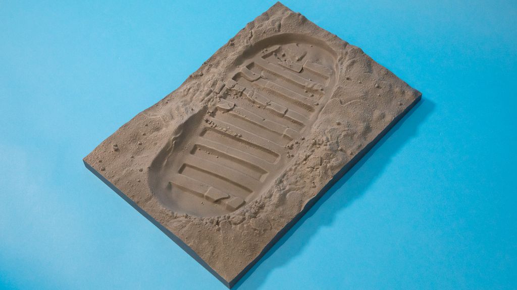 Step into the Moon Landing with This Apollo 11 BootPrint 3D Replica