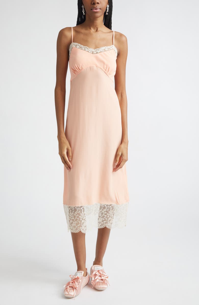 Lace Trim Slipdress
