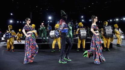 Kenzo x H M Fashion Show Kenzo H M Runway Marie Claire