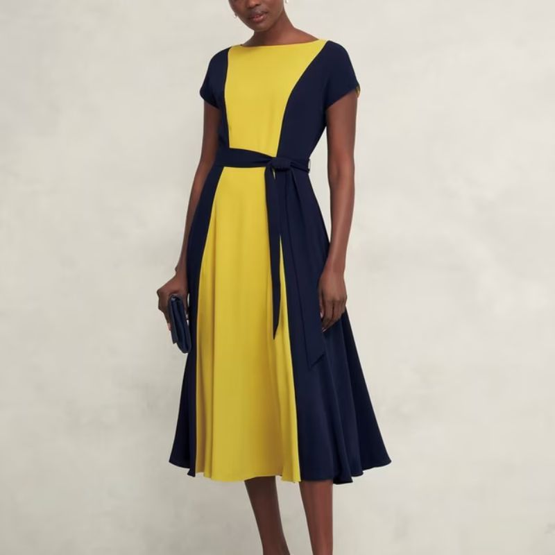Hobbs , Emery Colour Block Dress