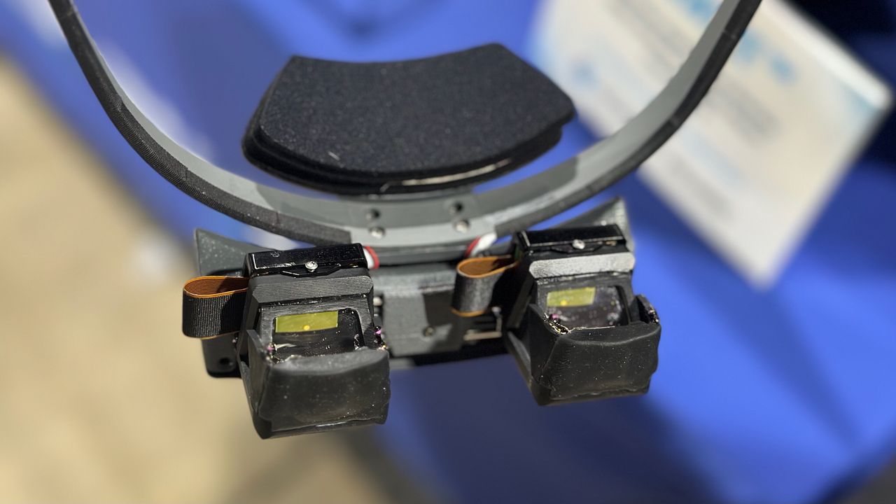 Photo of the Kopin NeuralDisplay prototype OLED