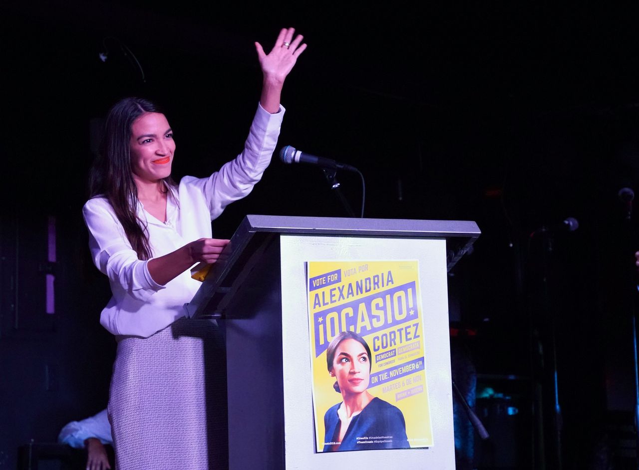 Alexandria Ocasio-Cortez.