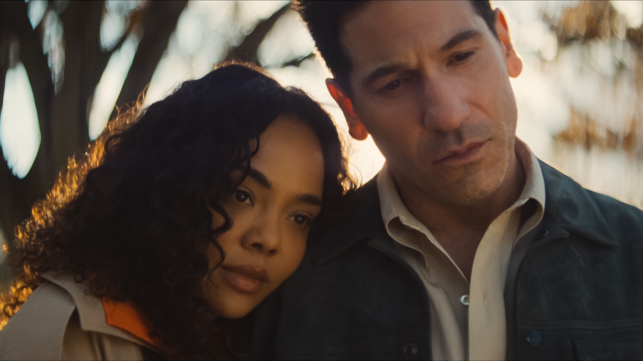 Jon Bernthal and Tessa Thompson as Jack and Anna in His &amp;amp; Hers