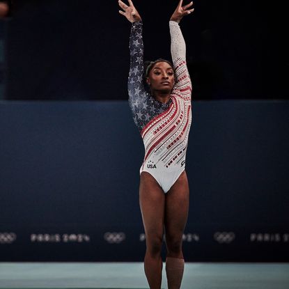 Simone Biles in Simone Biles Rising.