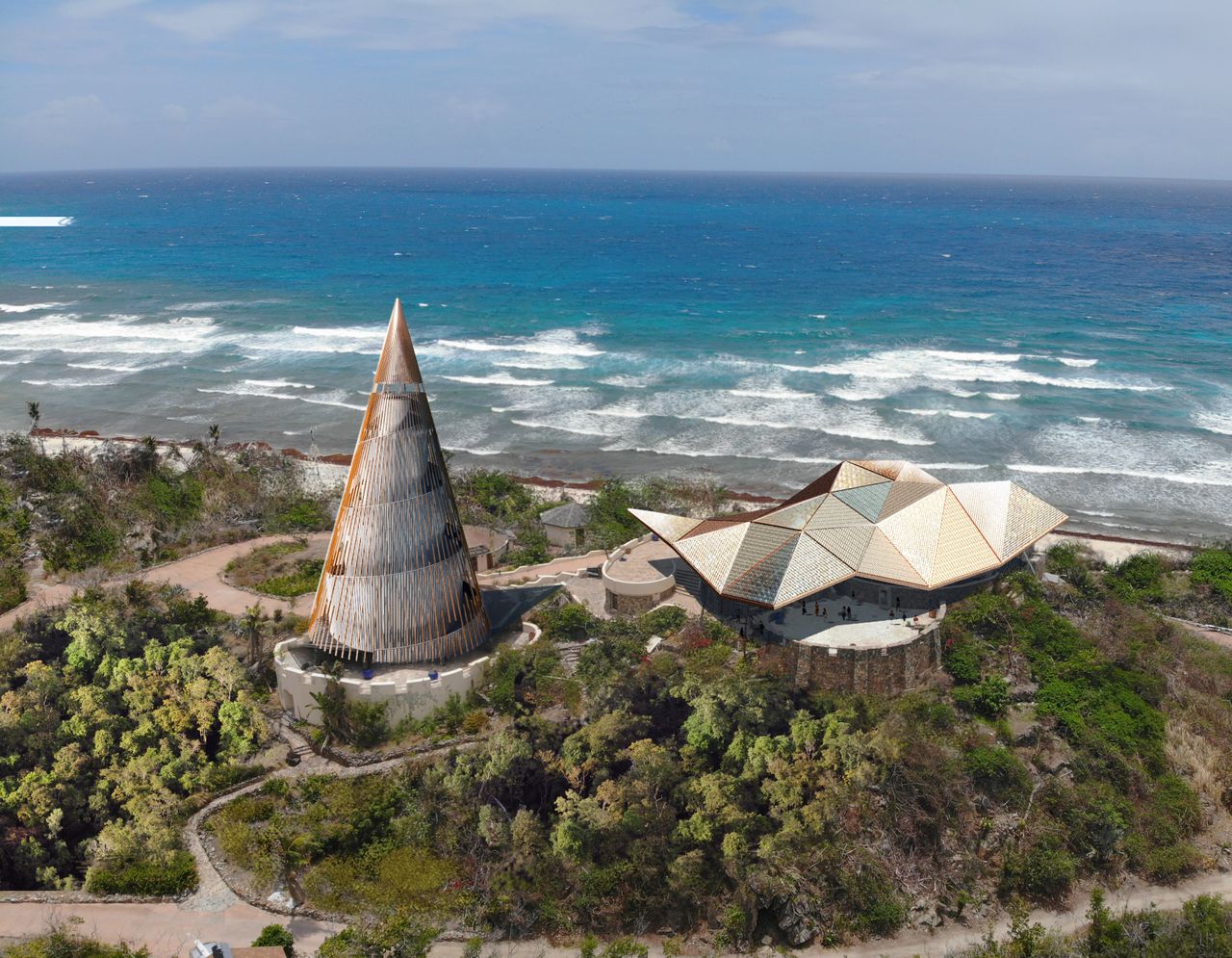 Mario Bellini, castle on Virgin Gorda