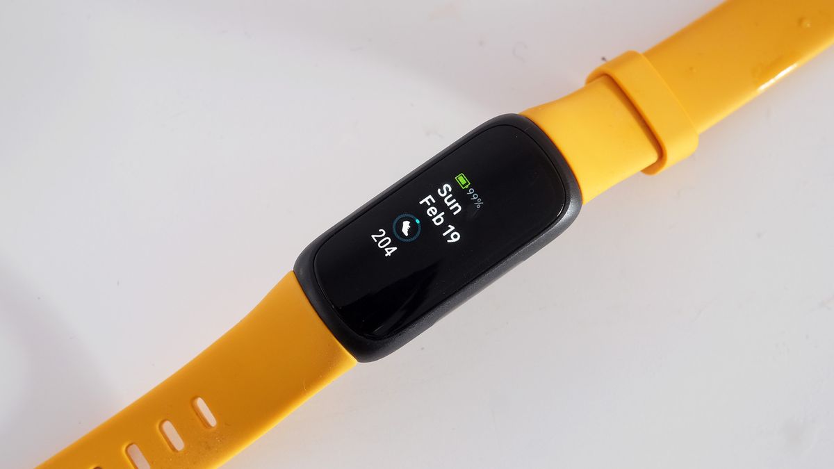 Fitbit Inspire 3 being tested by Live Science contributor Andrew Williams