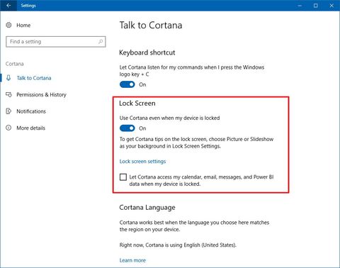 How To Manage Cortana Settings On The Windows 10 Fall Creators Update ...