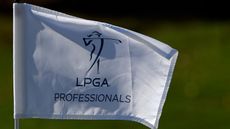 An LPGA Tour flag