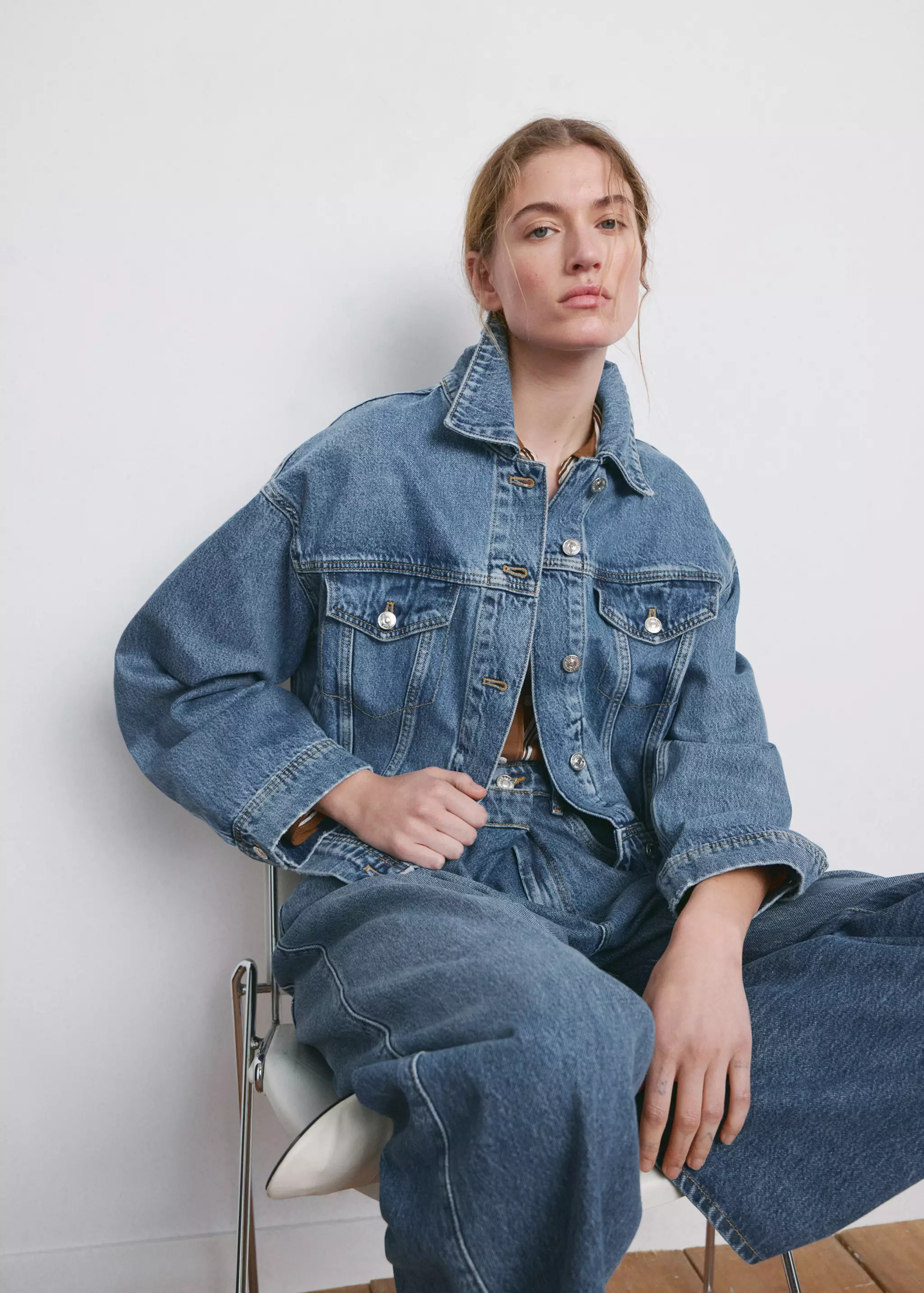 Pockets Denim Jacket - Women | Mango United Kingdom