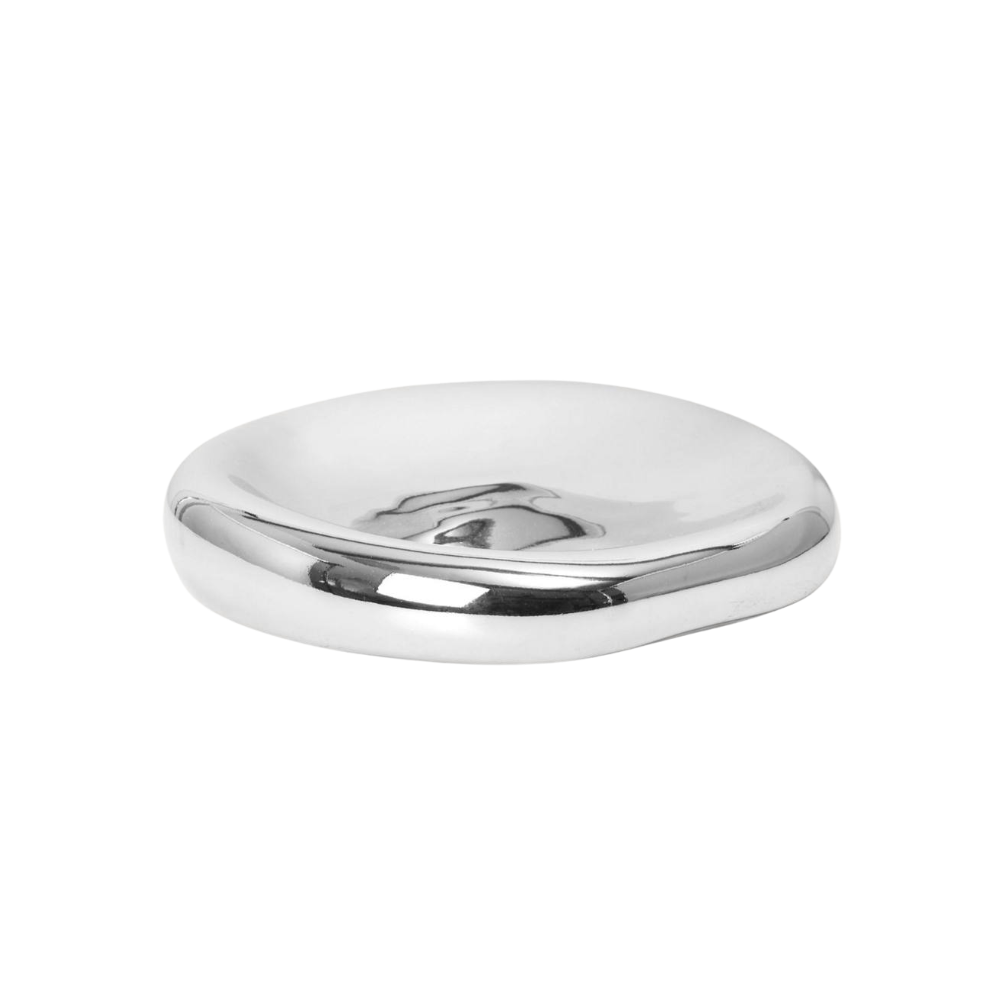 a silver catchall dish