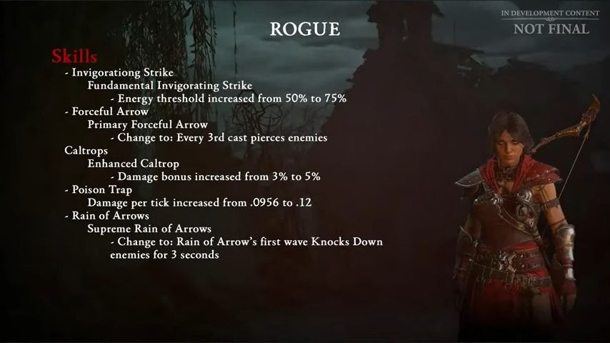 Class changes coming for Rogue in Patch 1.1.1