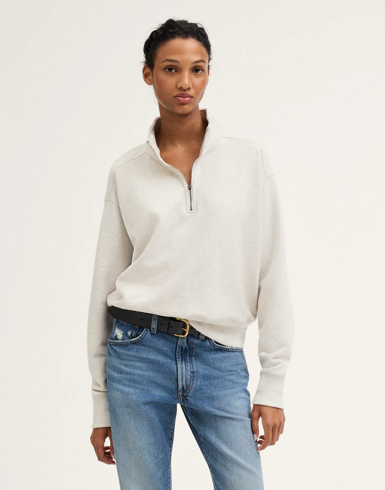 Madewell, Mccarren Quarter-Zip Sweatshirt