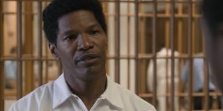 Jamie Foxx as Walter McMillian in Just Mercy