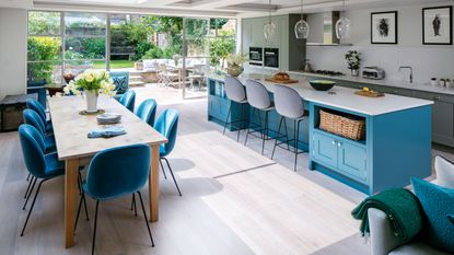 family kitchen ideas with large island