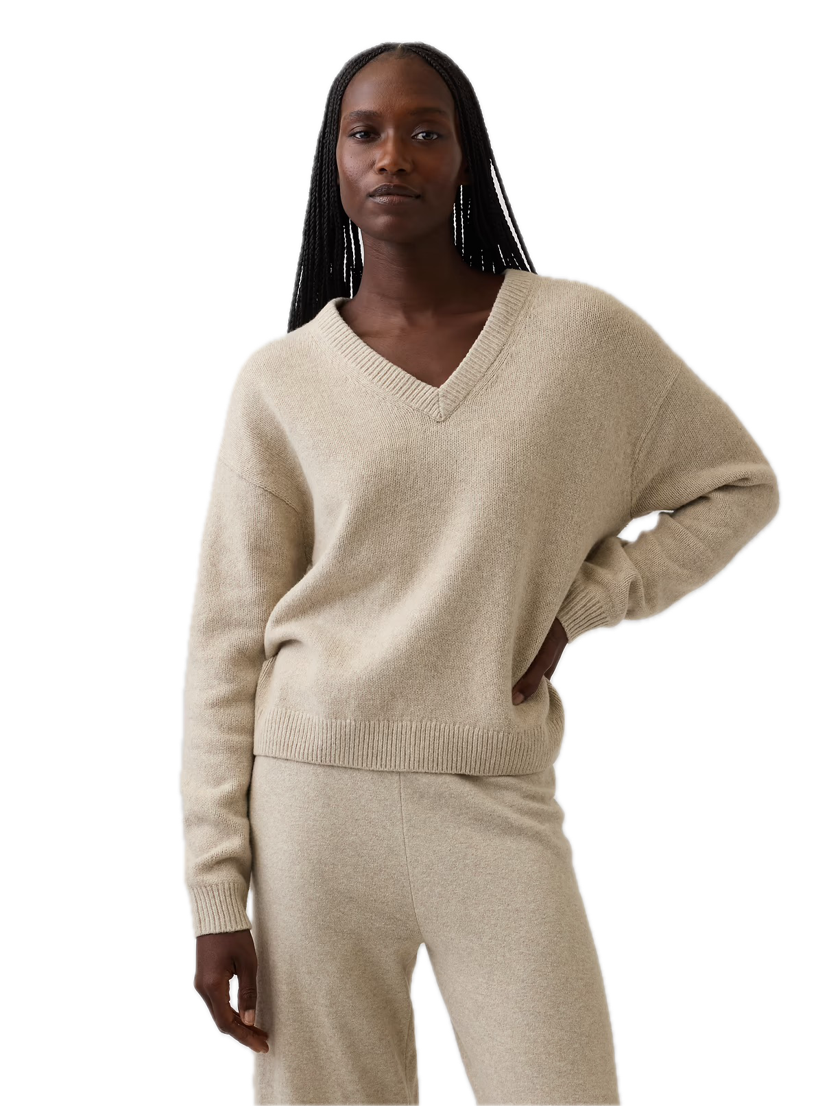 Gap, Cashsoft Oversized V-Neck Sweater
