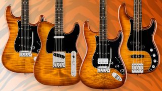 Fender is rising up to the challenge of their rivals with this stunning Tiger’s Eye finish that's exclusive to Guitar Center