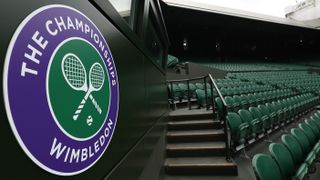 Wimbledon Logo on centre court