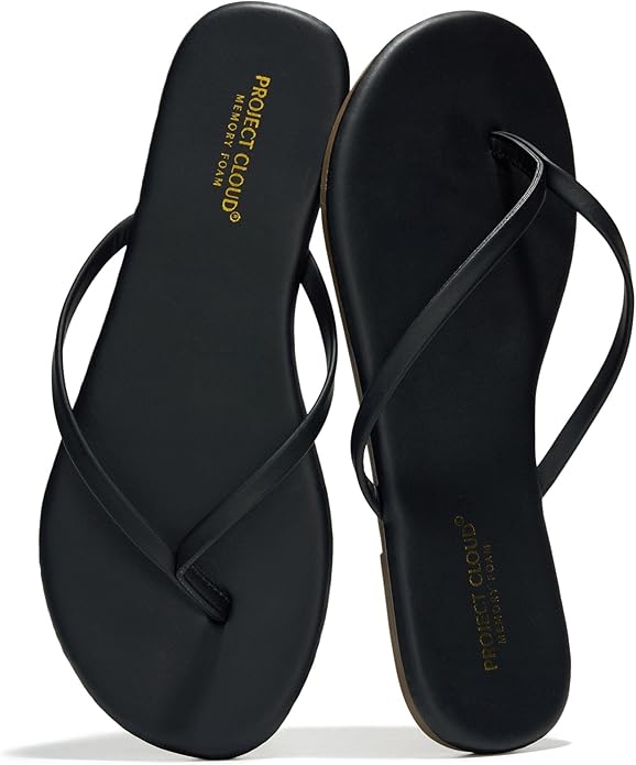 Project Cloud, Project Cloud Flip Flops for Women Footwear- Lightweight and Memory Foam Insole Sandals for Women 2026 - Durable Non-Slip