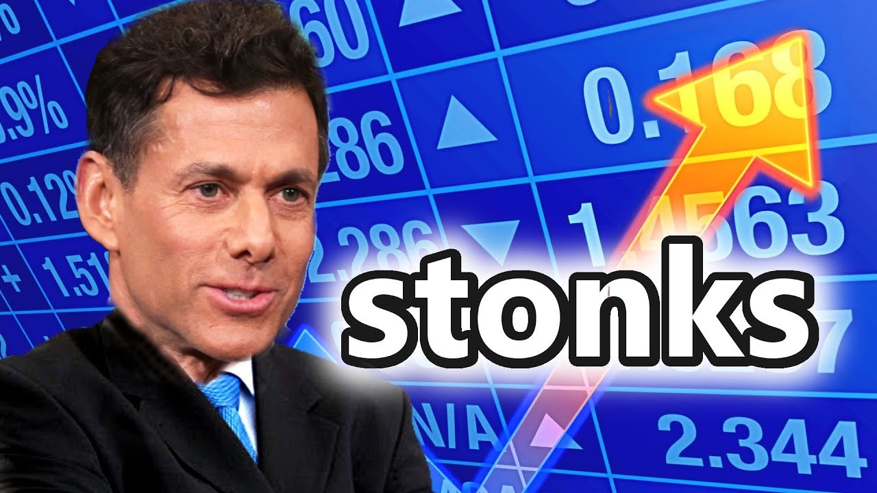 CEO of Take-Two super imposed on stonks meme.