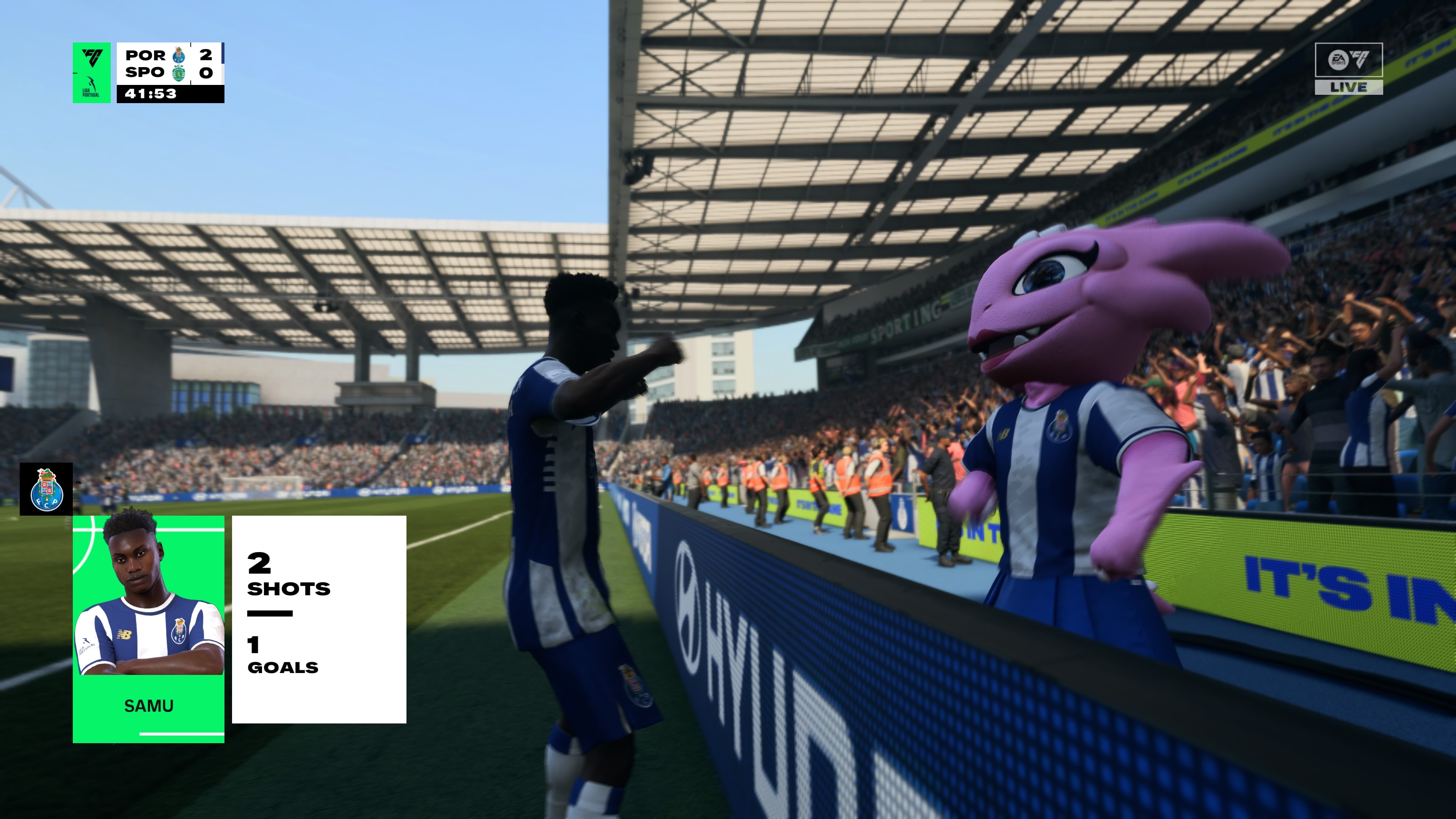 FC 26 celebrations include FC Porto mascot Viena