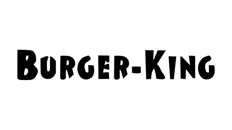 Burger King wordmark from the 1950s