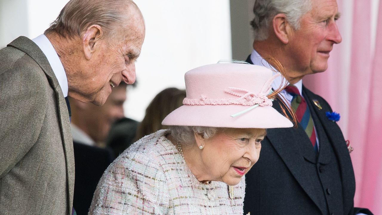 braemar, scotland september 02 prince philip, duke of edinburgh, queen elizabeth ii, prince charles, prince of wales attend the 2017 braemar highland gathering at the princess royal and duke of fife memorial park on september 2, 2017 in braemar, scotland photo by samir husseinsamir husseinwireimage