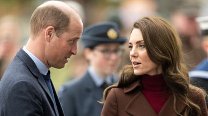 Prince William, Prince of Wales and Catherine, Princess of Wales visit The National Maritime Museum on February 09, 2023 in Falmouth, England. Their Royal Highnesses are visiting Cornwall for the first time since becoming the Duke and Duchess of Cornwall. 