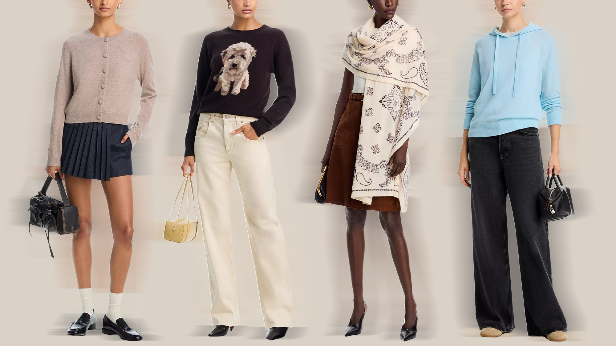 Bloomingdale's Cashmere Sweater Collage