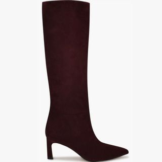 Burgundy heeled boots from Nordstrom