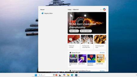 Windows Search Suggestions