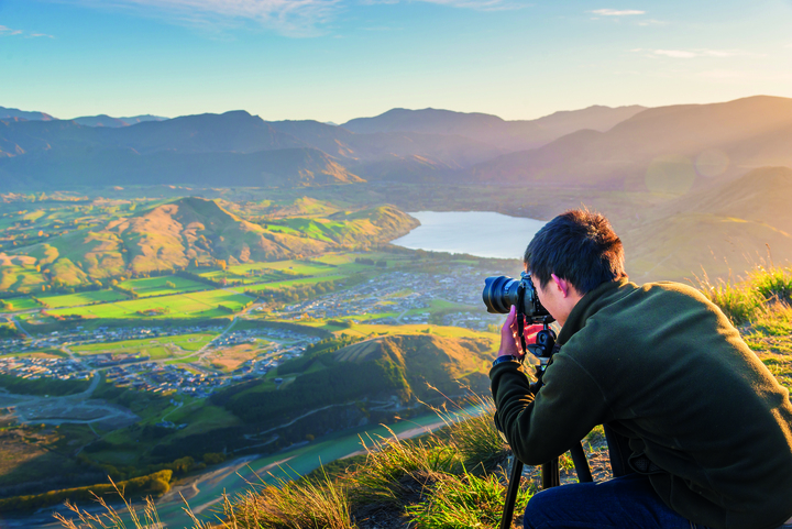 photographing wine country